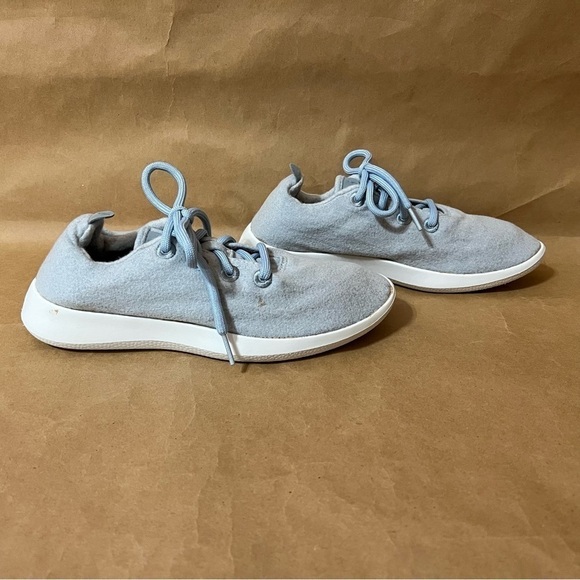 Allbirds | Women's Wool Runners Sneakers Limited Edition Frost Pale Blue Size 9 - Picture 3 of 12